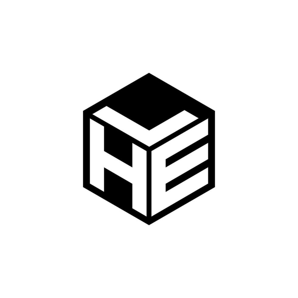 diseño del logotipo de la letra hel en la ilustración. logotipo vectorial, diseños de caligrafía para logotipo, afiche, invitación, etc. vector