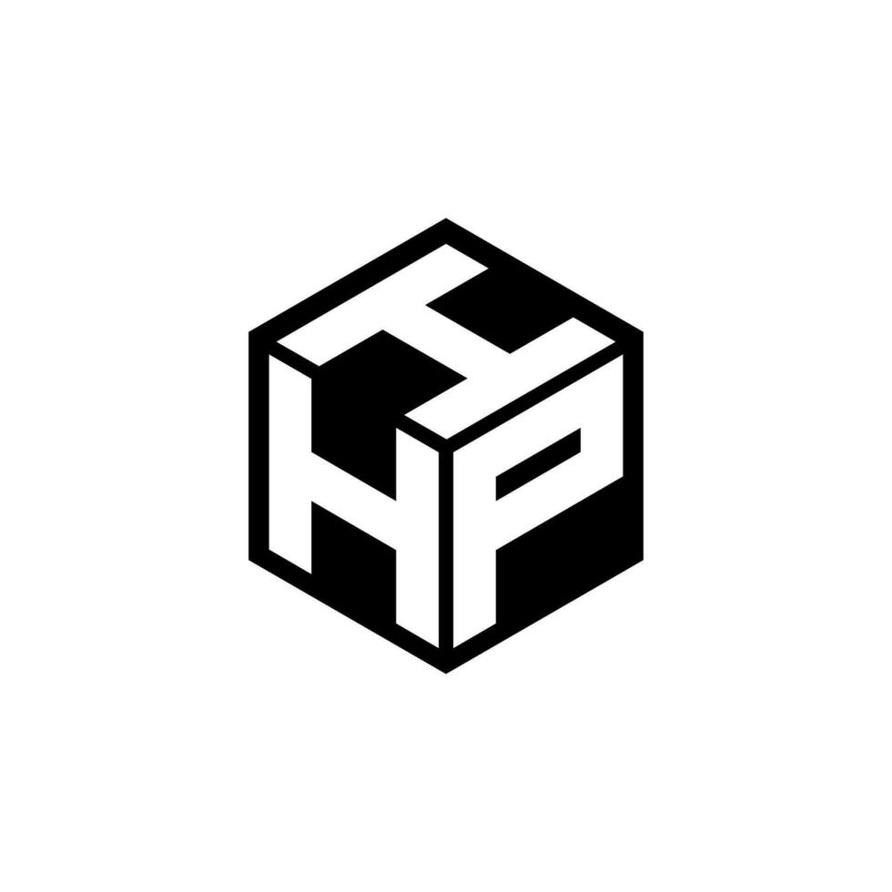 HPI letra logo diseño en ilustración. vector logo, caligrafía diseños para logo, póster, invitación, etc.