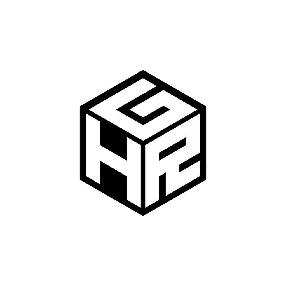 HRG letter logo design in illustration. Vector logo, calligraphy designs for logo, Poster, Invitation, etc.