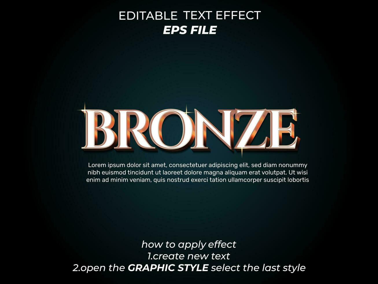 silver text effect, typography, 3d text. vector template 25695349