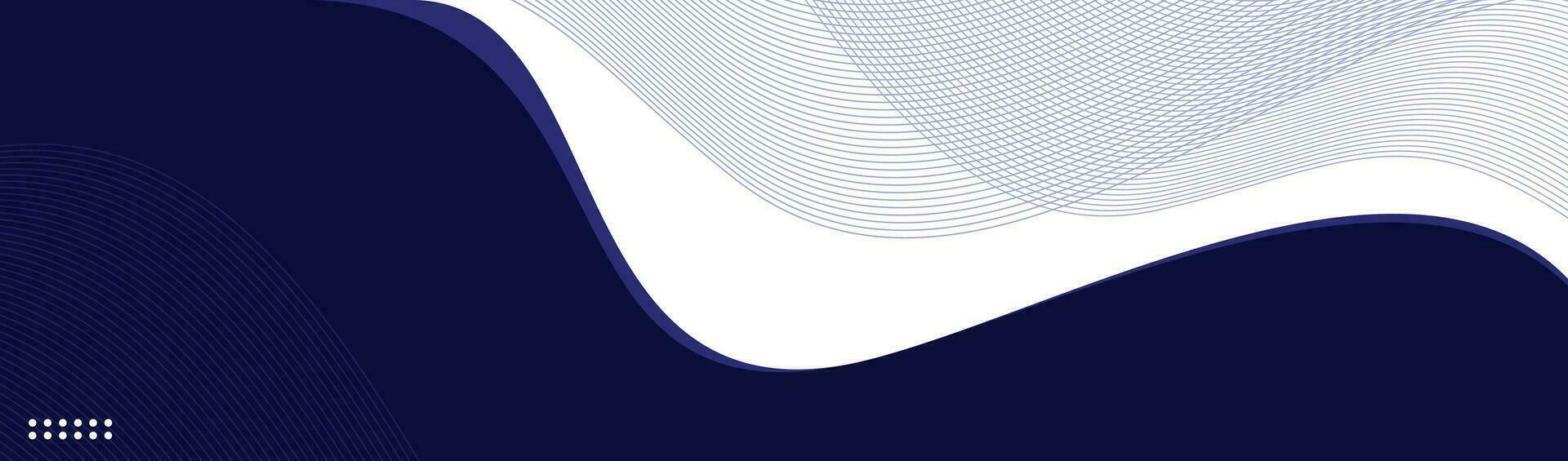 Elegant blue banner vector