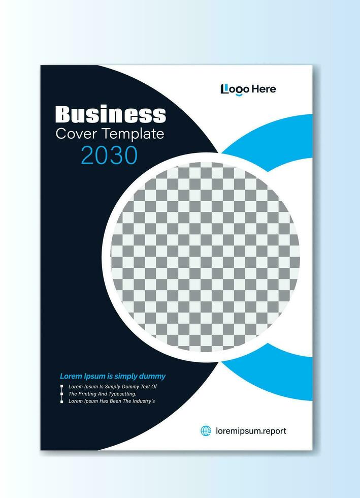 Corporate Book Cover Design Template in A4. Annual Report, Magazine, Poster, Business Presentation, Portfolio, Flyer, Banner vector