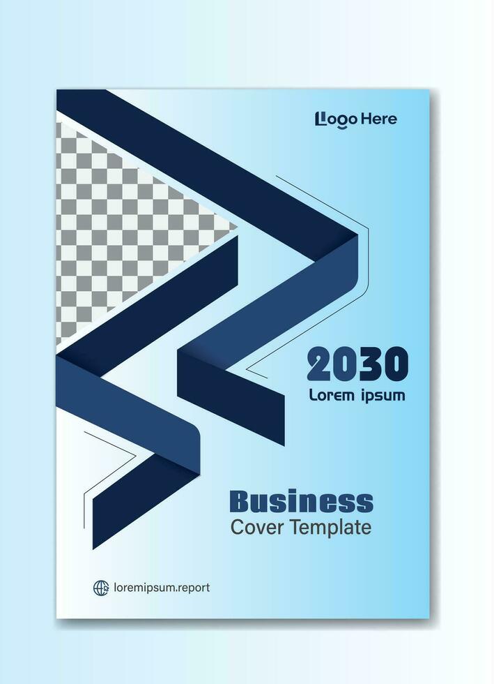 Corporate Book Cover Design Template in A4. Annual Report, Magazine, Poster, Business Presentation, Portfolio, Flyer, Banner vector