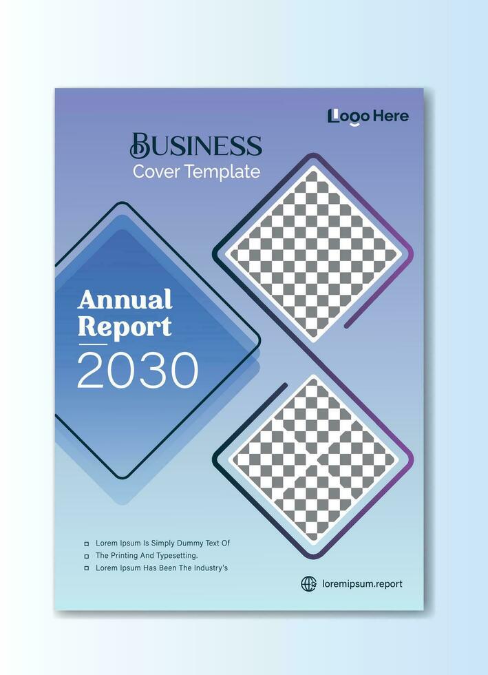 Corporate Book Cover Design Template in A4. Annual Report, Magazine, Poster, Business Presentation, Portfolio, Flyer, Banner vector