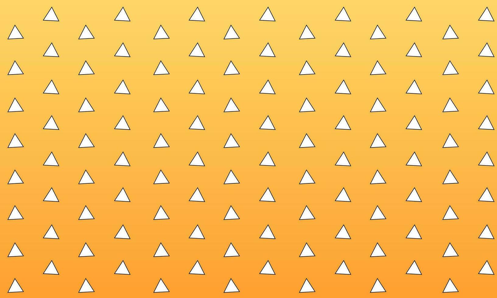 Triangle seamless pattern on yellow-orange gradient background. Great for print, fashion, clothing, fabric, pillow, bed sheet design and more. vector