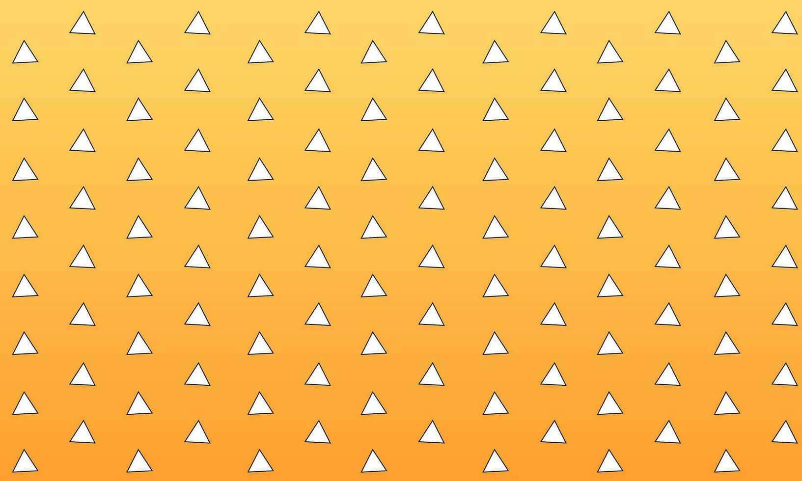 Triangle seamless pattern on yellow-orange gradient background. Great for print, fashion, clothing, fabric, pillow, bed sheet design and more. vector