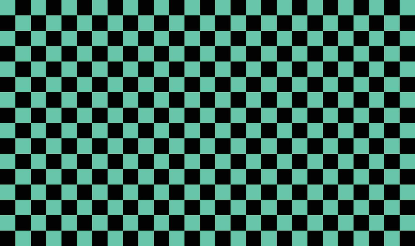 Abstract seamless pattern chessboard green and black background. Great for print, fashion, clothing, fabric, pillow, bed sheet design and more. vector