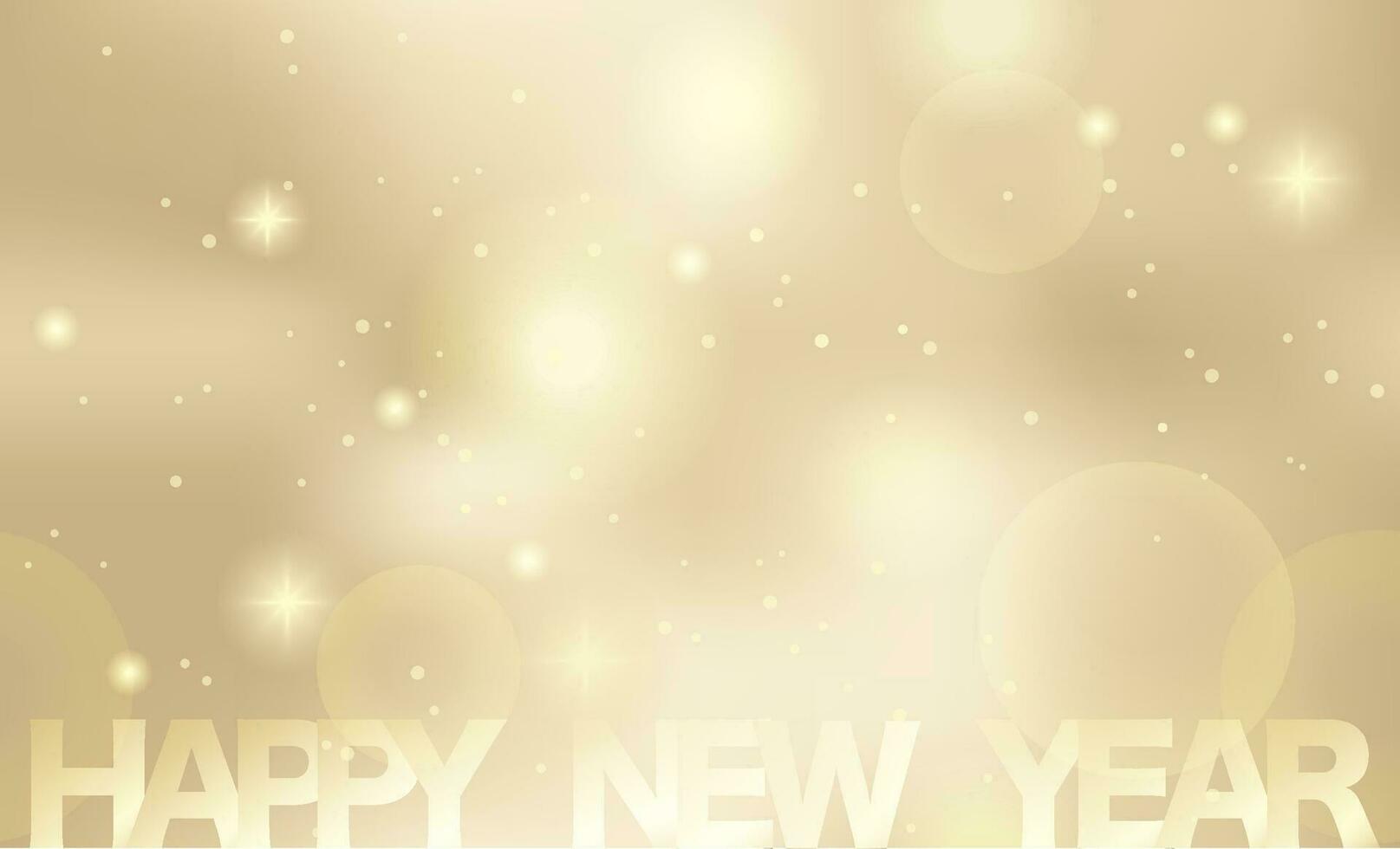 Vector New Years Greeting Card Template With New Years Greetings