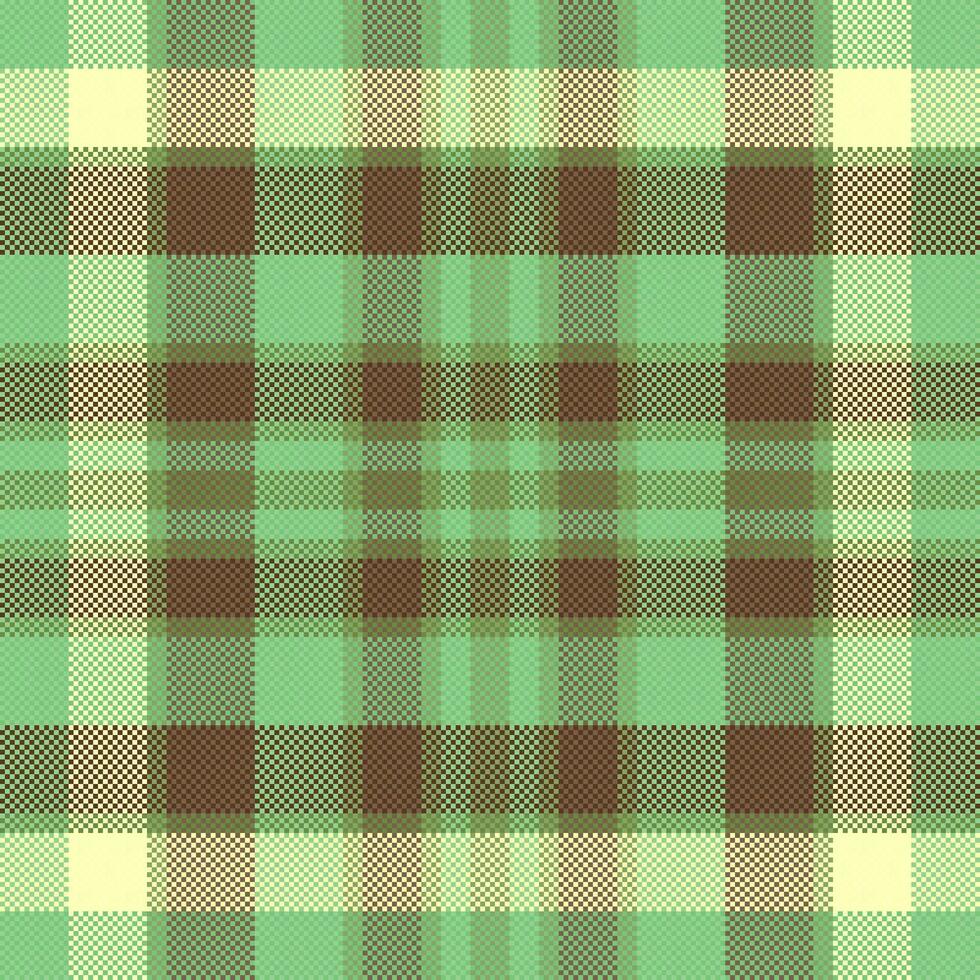 Fabric textile pattern of seamless plaid texture with a tartan background vector check.