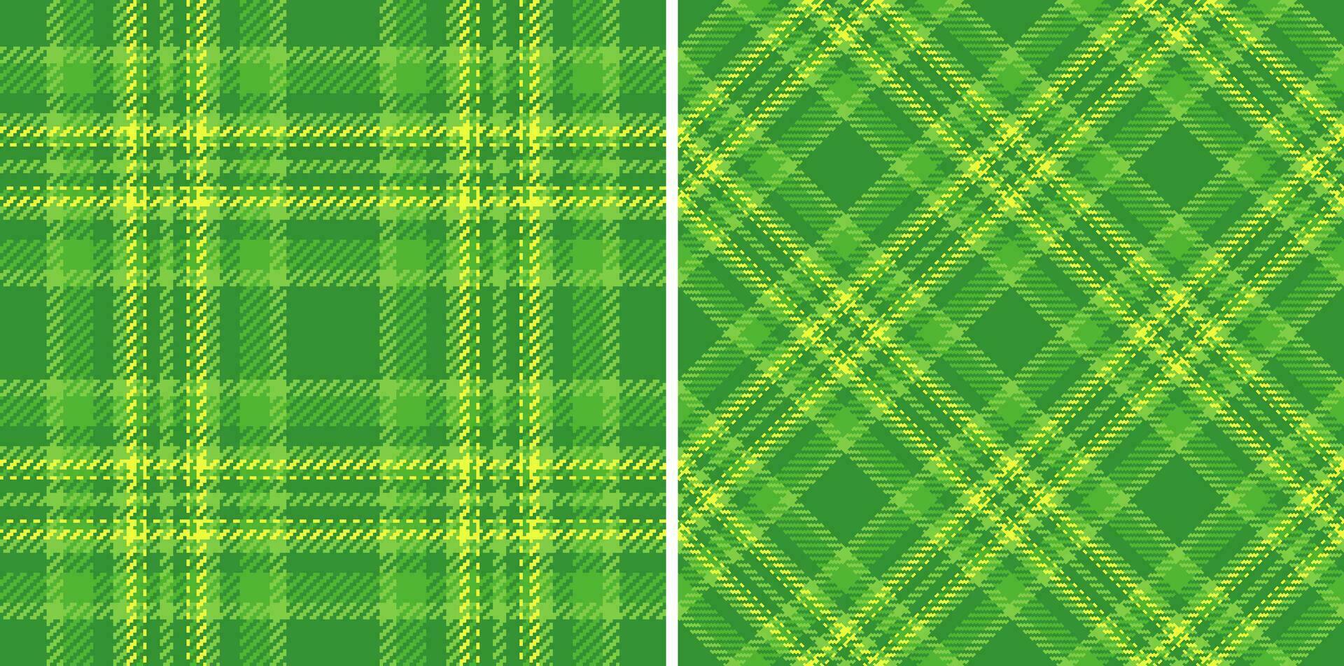 Pattern textile check of fabric background plaid with a texture vector seamless tartan.