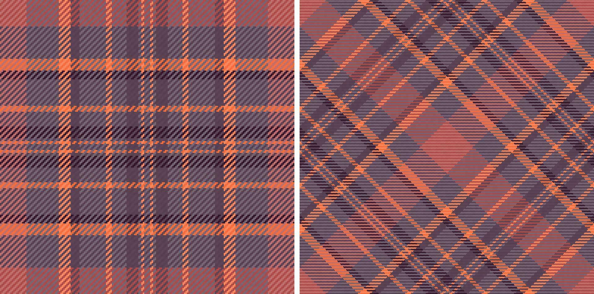 Texture fabric tartan of pattern vector seamless with a plaid background check textile.