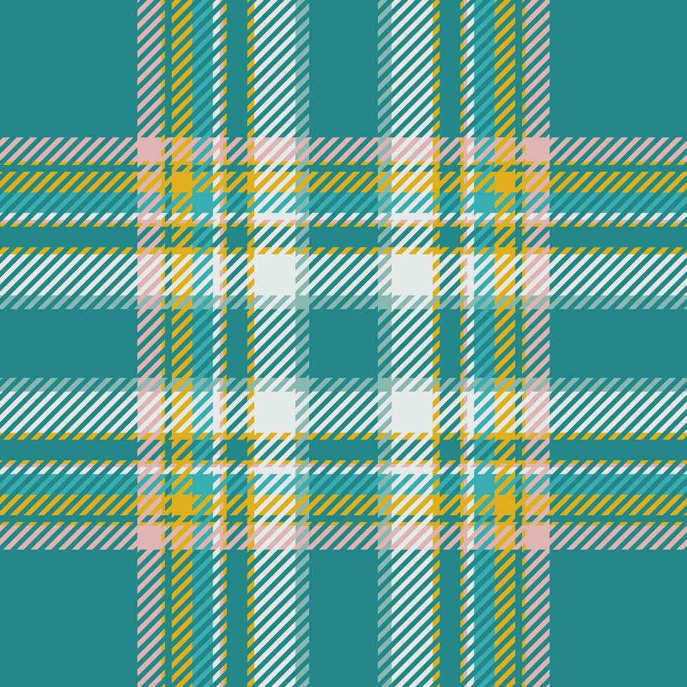 Plaid check pattern. Seamless fabric texture. Tartan textile print. vector