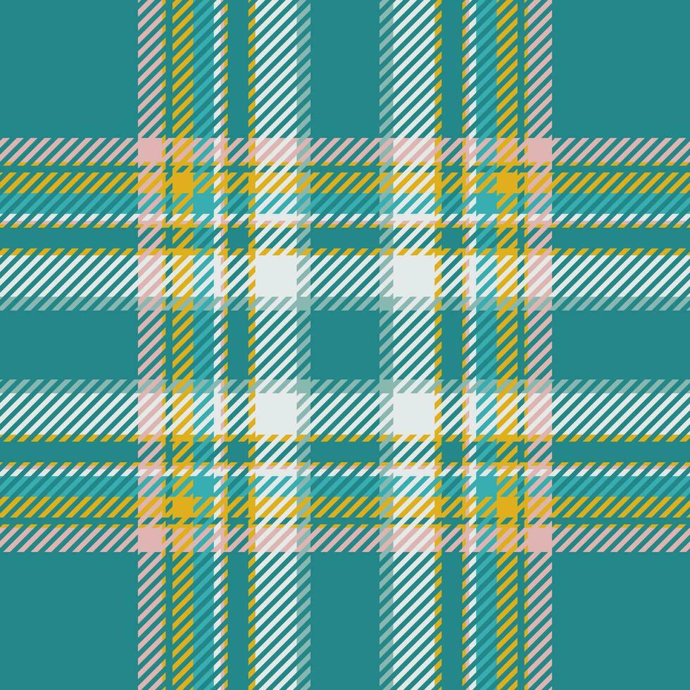 Plaid check pattern. Seamless fabric texture. Tartan textile print. vector