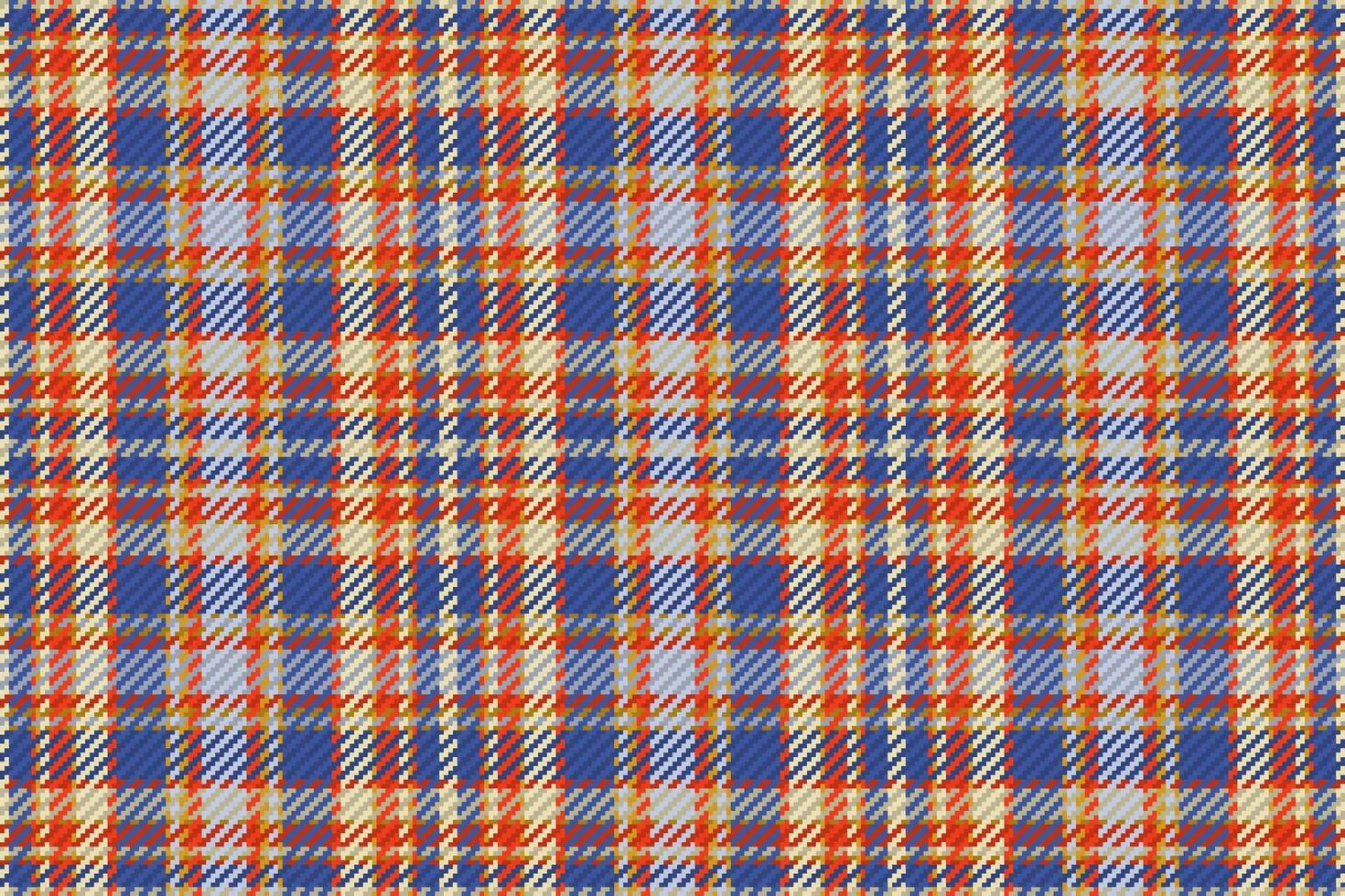 Seamless pattern of scottish tartan plaid. Repeatable background with check fabric texture. Vector backdrop striped textile print.