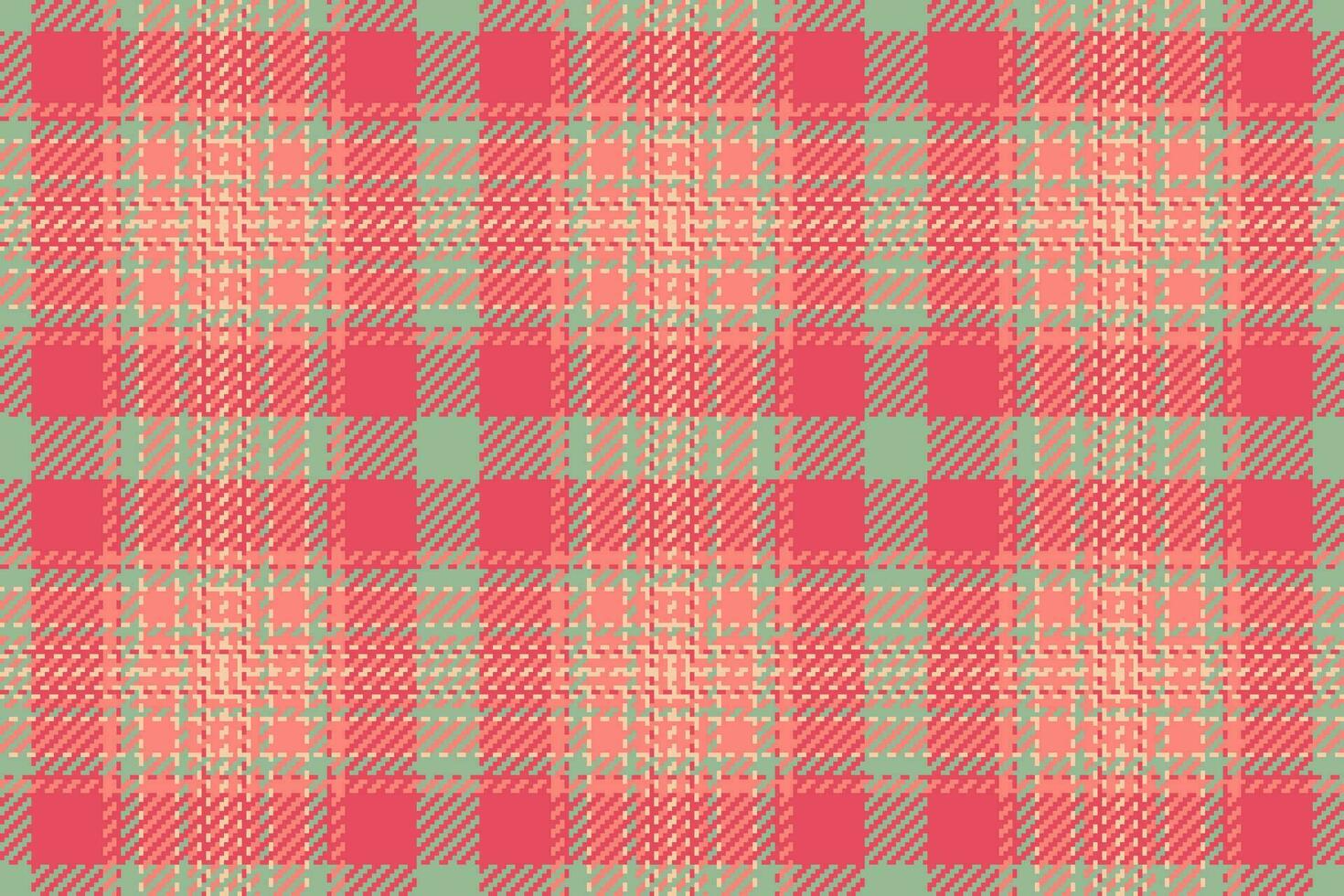 Seamless tartan plaid of check background fabric with a texture vector textile pattern.