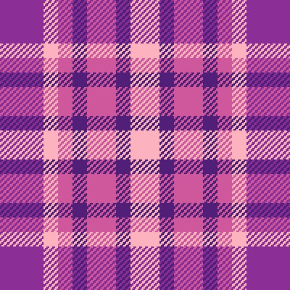 Plaid tartan fabric of pattern vector seamless with a texture background check textile.