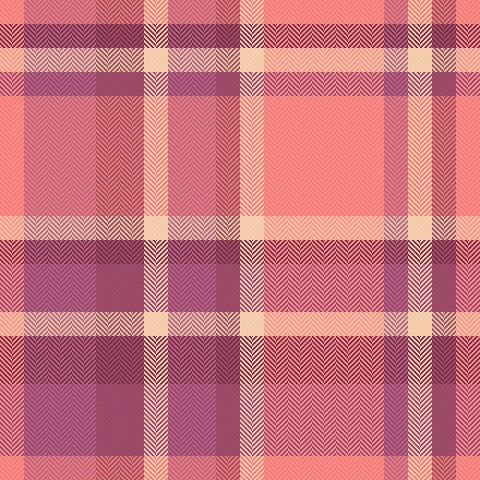 Background pattern plaid of fabric seamless tartan with a check vector texture textile.
