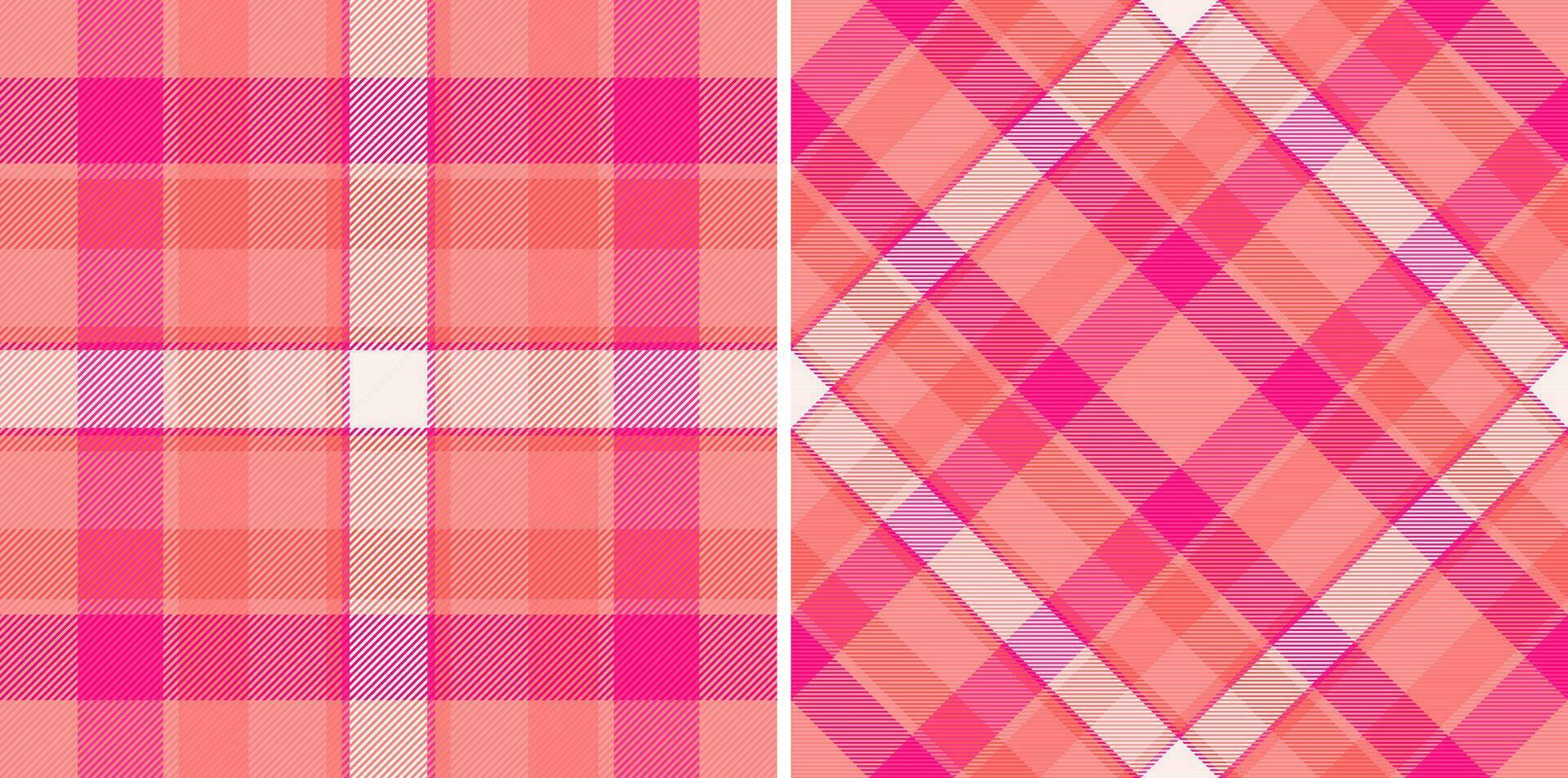 Plaid fabric check of seamless texture pattern with a tartan textile background vector. vector