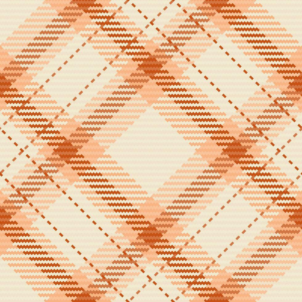 Vector fabric textile of seamless plaid pattern with a tartan background texture check.