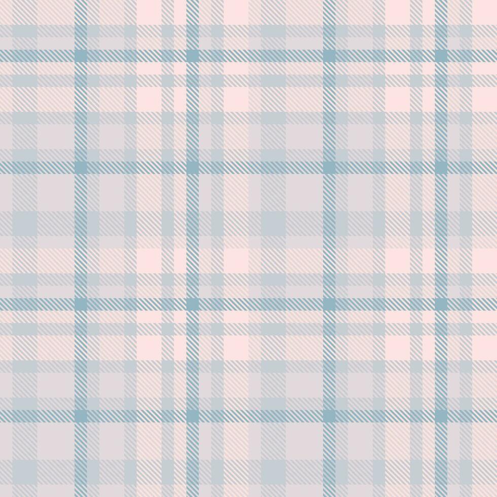 Seamless check pattern of fabric vector texture with a tartan background textile plaid.