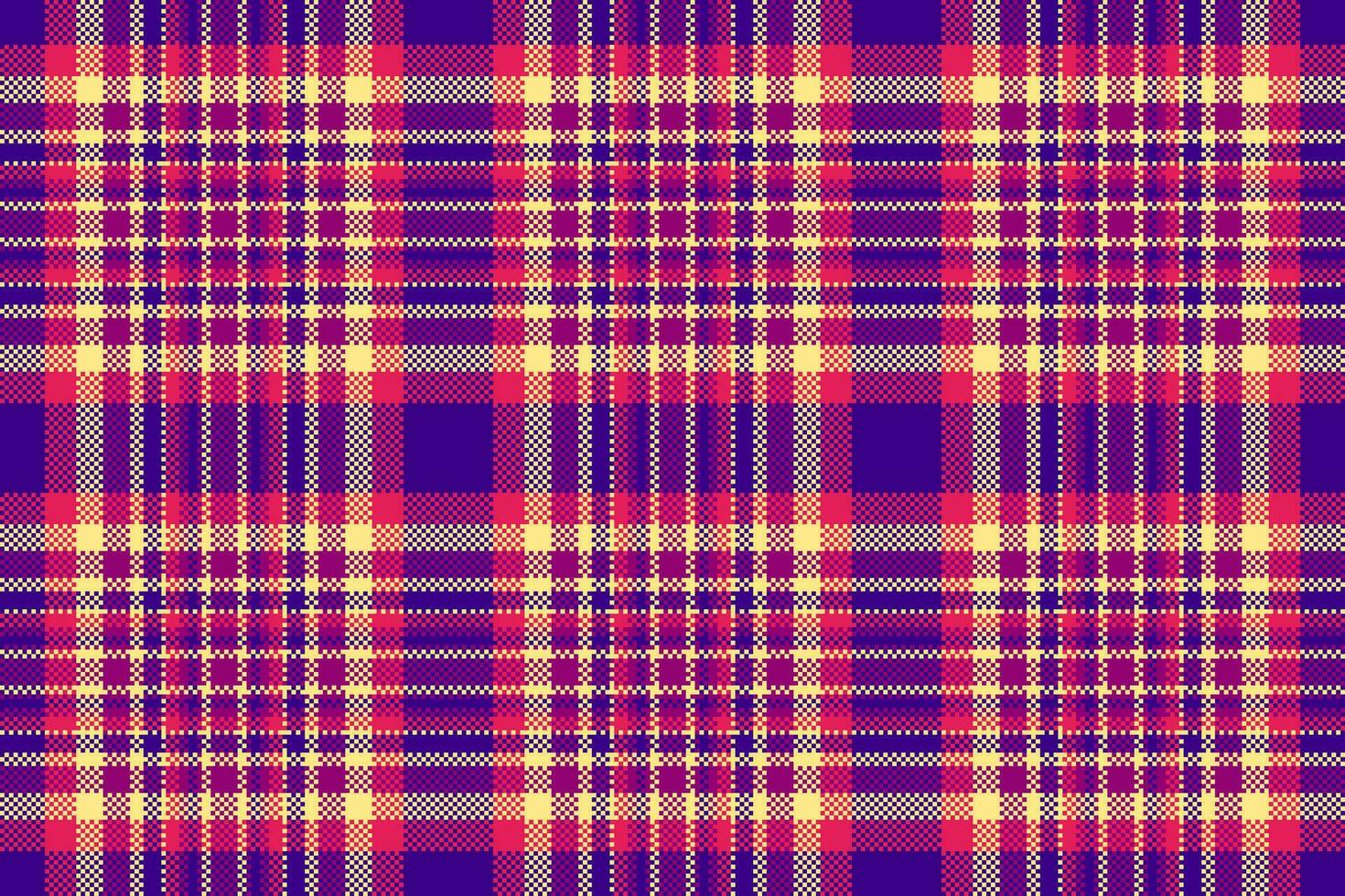 Tartan background vector of pattern fabric texture with a seamless textile plaid check.