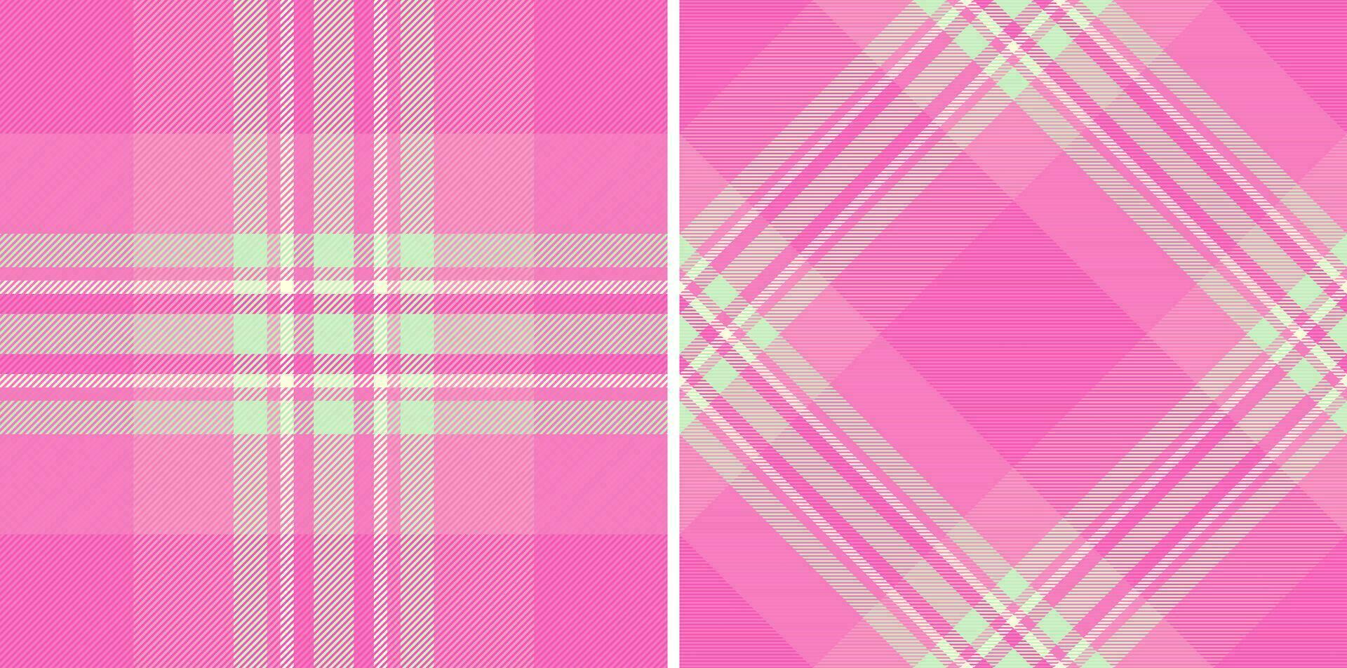 Fabric textile tartan of seamless background check with a pattern texture plaid vector. vector
