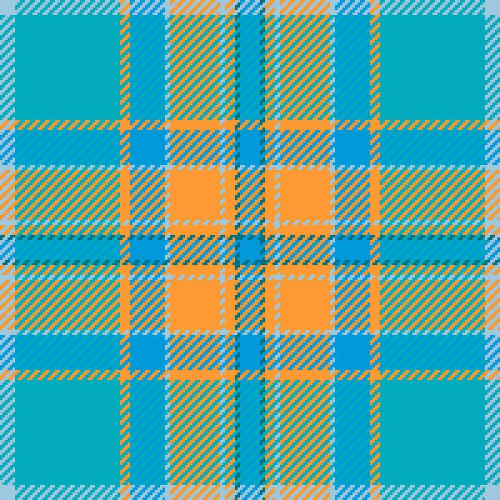 Seamless plaid fabric of texture check tartan with a vector background pattern textile.