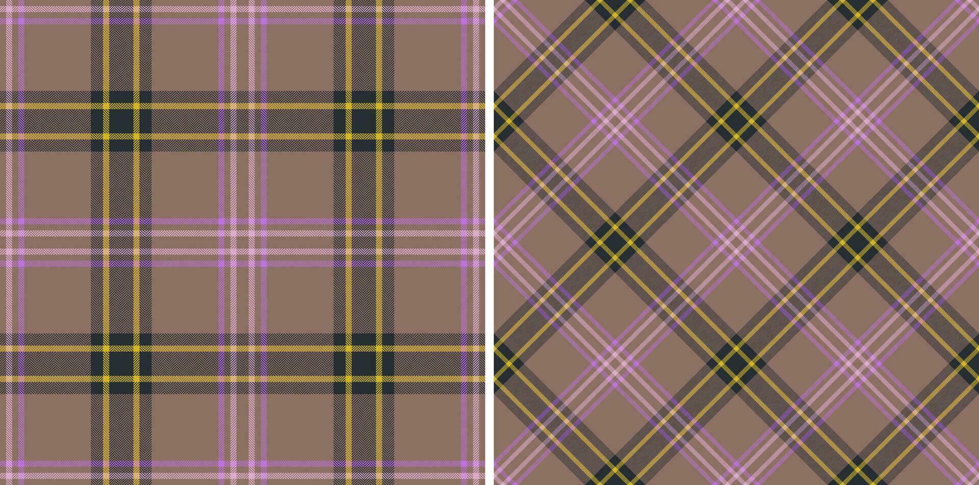 Background pattern tartan of seamless textile plaid with a texture vector check fabric.