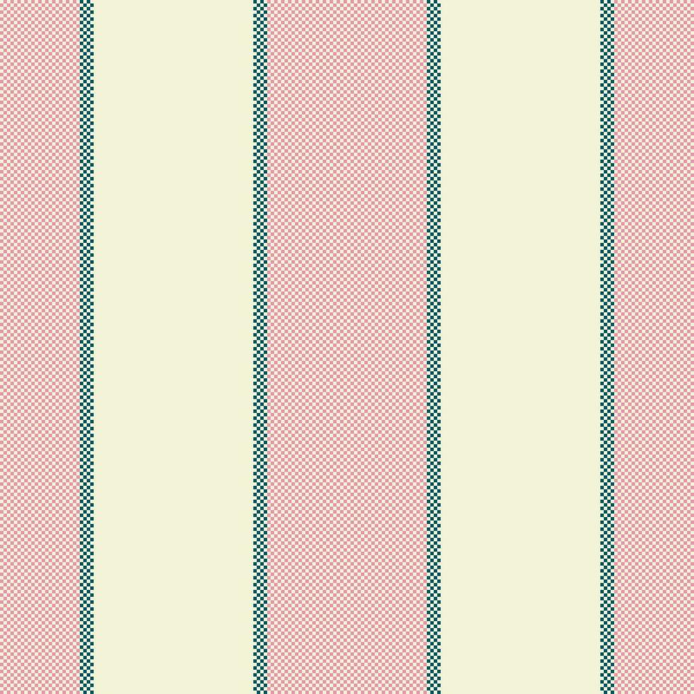 Seamless pattern vector of texture fabric lines with a vertical background textile stripe.