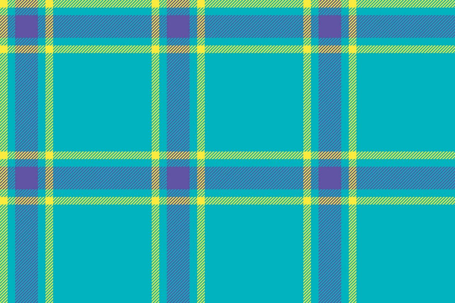 Plaid background, check seamless pattern in blue. Vector fabric texture for textile print, wrapping paper, gift card or wallpaper.