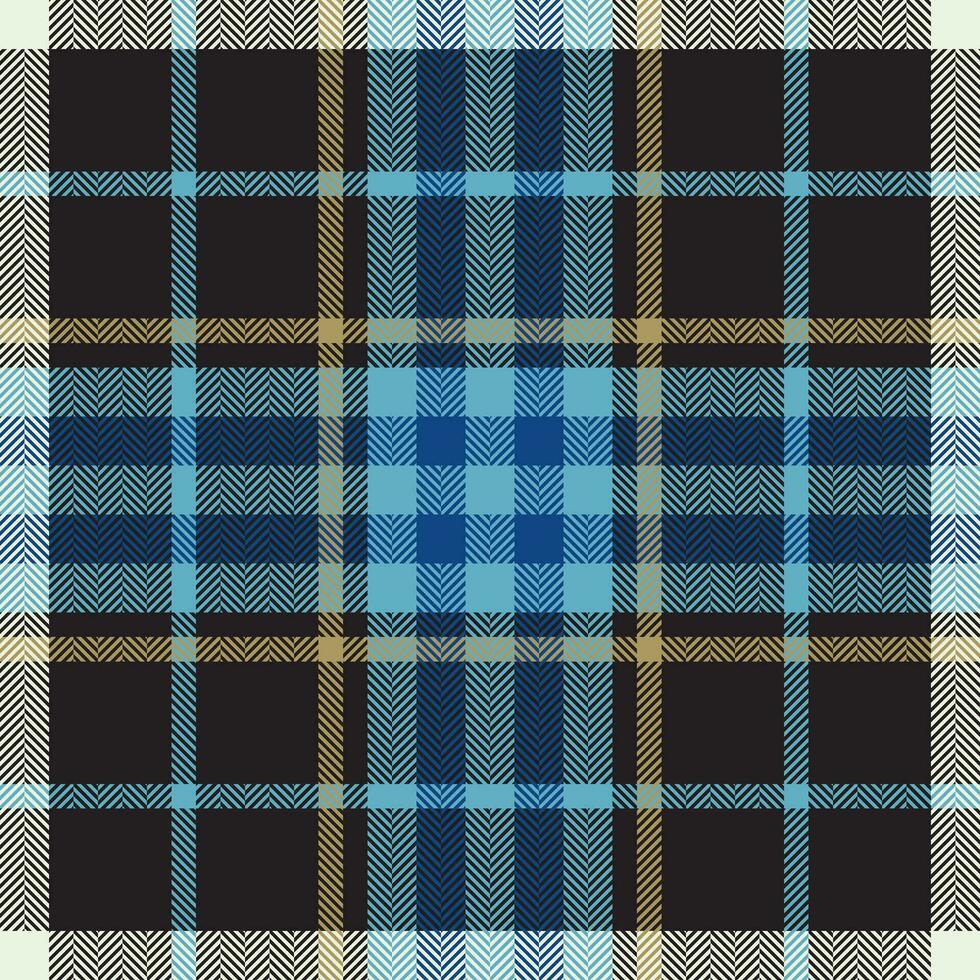 Plaid check pattern. Seamless fabric texture. Tartan textile print. vector