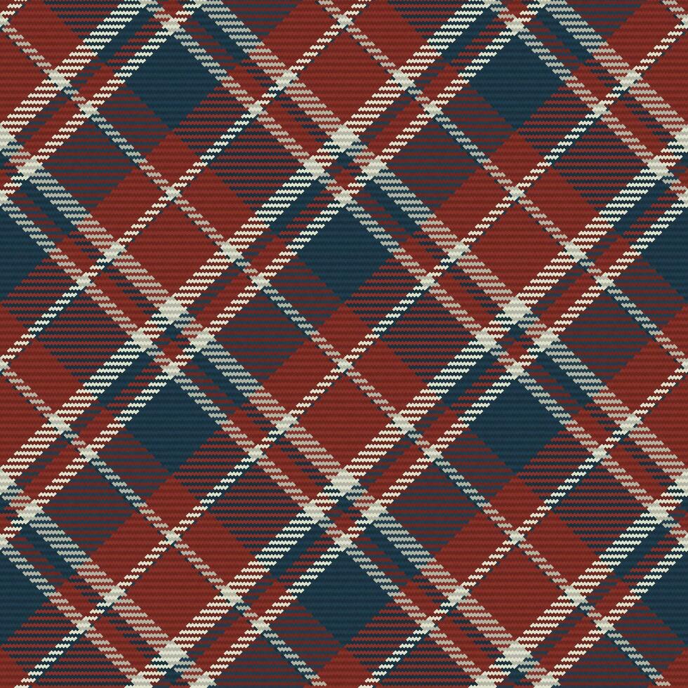 Seamless pattern of scottish tartan plaid. Repeatable background with check fabric texture. Vector backdrop striped textile print.