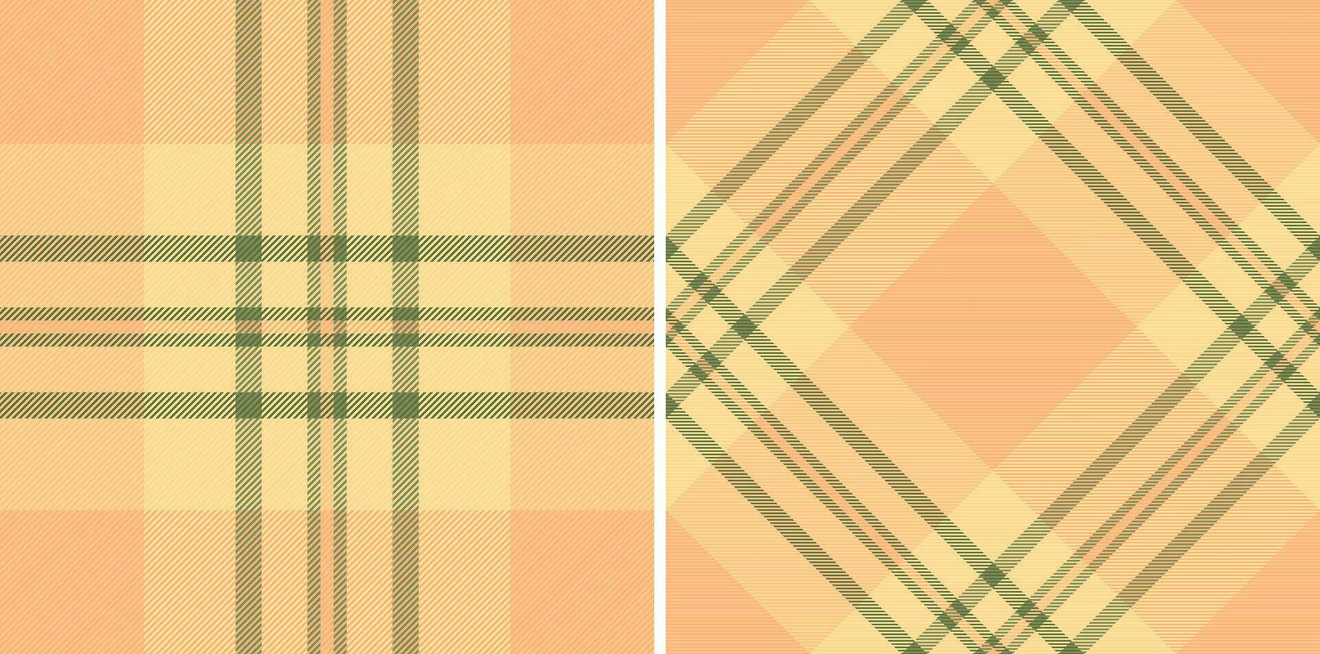 Check texture background of plaid textile pattern with a tartan fabric vector seamless.