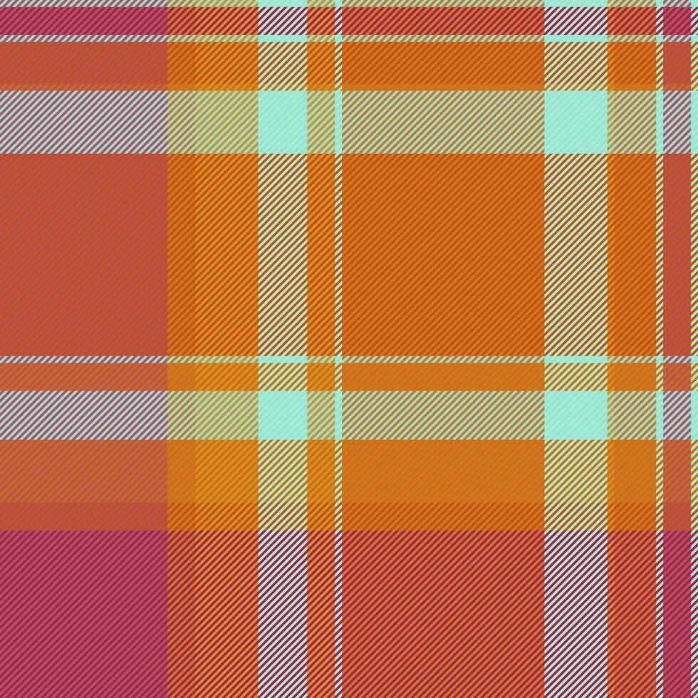 Vector texture tartan of seamless fabric pattern with a check plaid textile background.