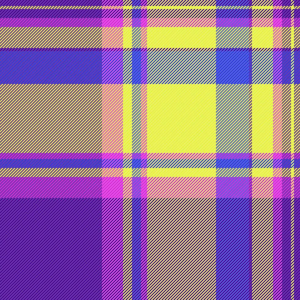 Check plaid vector of tartan seamless texture with a textile fabric pattern background.