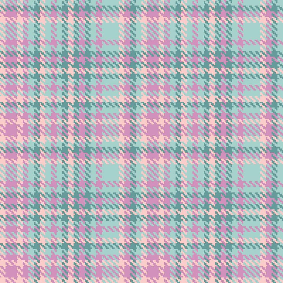 Texture vector pattern of background plaid textile with a tartan check fabric seamless.