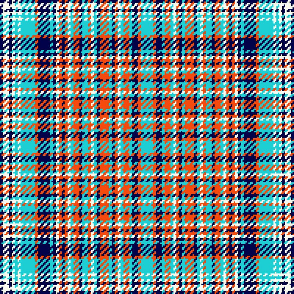 Seamless textile tartan of plaid vector texture with a check pattern fabric background.