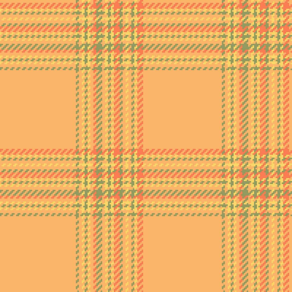 Seamless check textile of vector texture pattern with a tartan plaid fabric background.