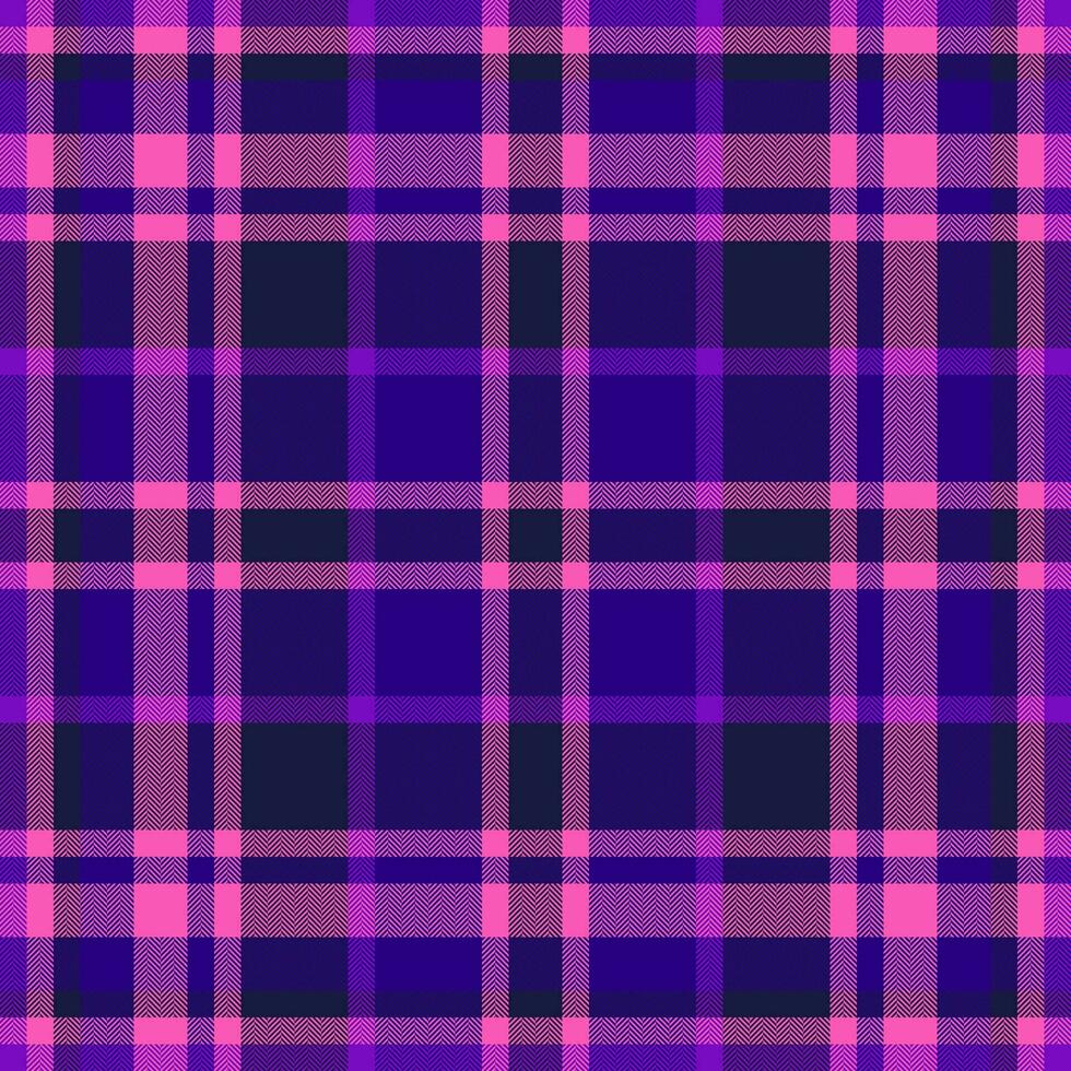Tartan plaid pattern of seamless texture vector with a textile fabric check background.