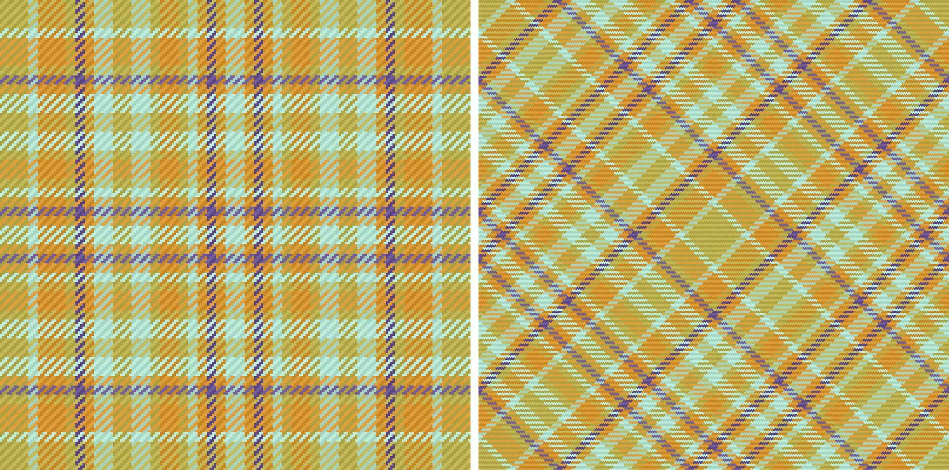 Texture textile pattern of background check tartan with a seamless vector fabric plaid.