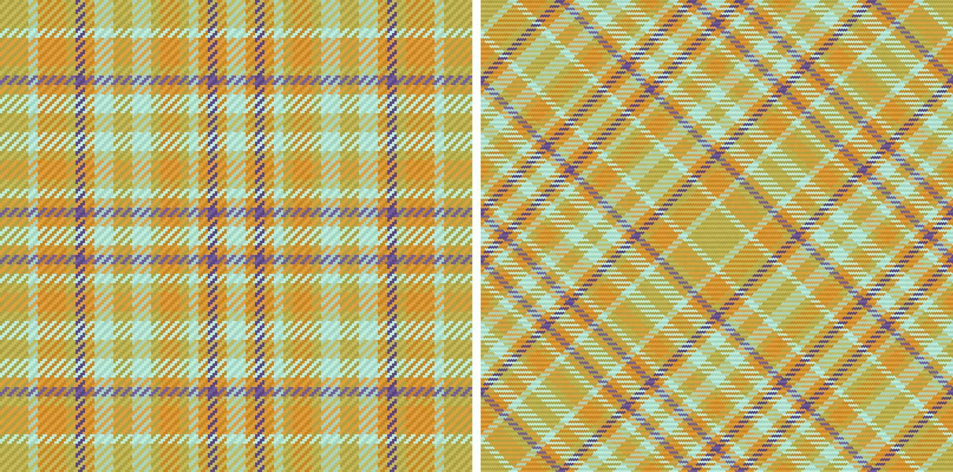 Texture textile pattern of background check tartan with a seamless vector fabric plaid.