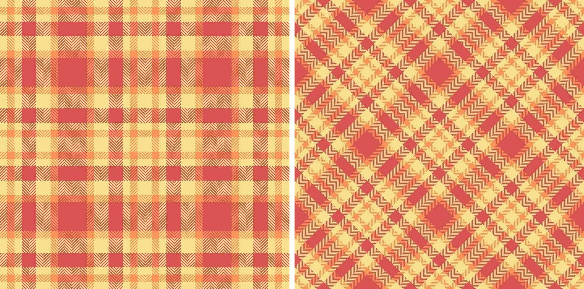 Fabric check pattern of texture seamless vector with a textile tartan plaid background.