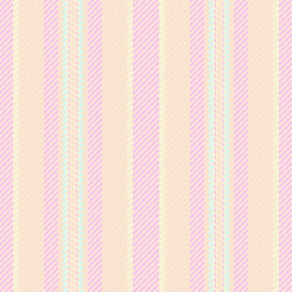 Vector pattern texture of vertical textile lines with a fabric background stripe seamless.
