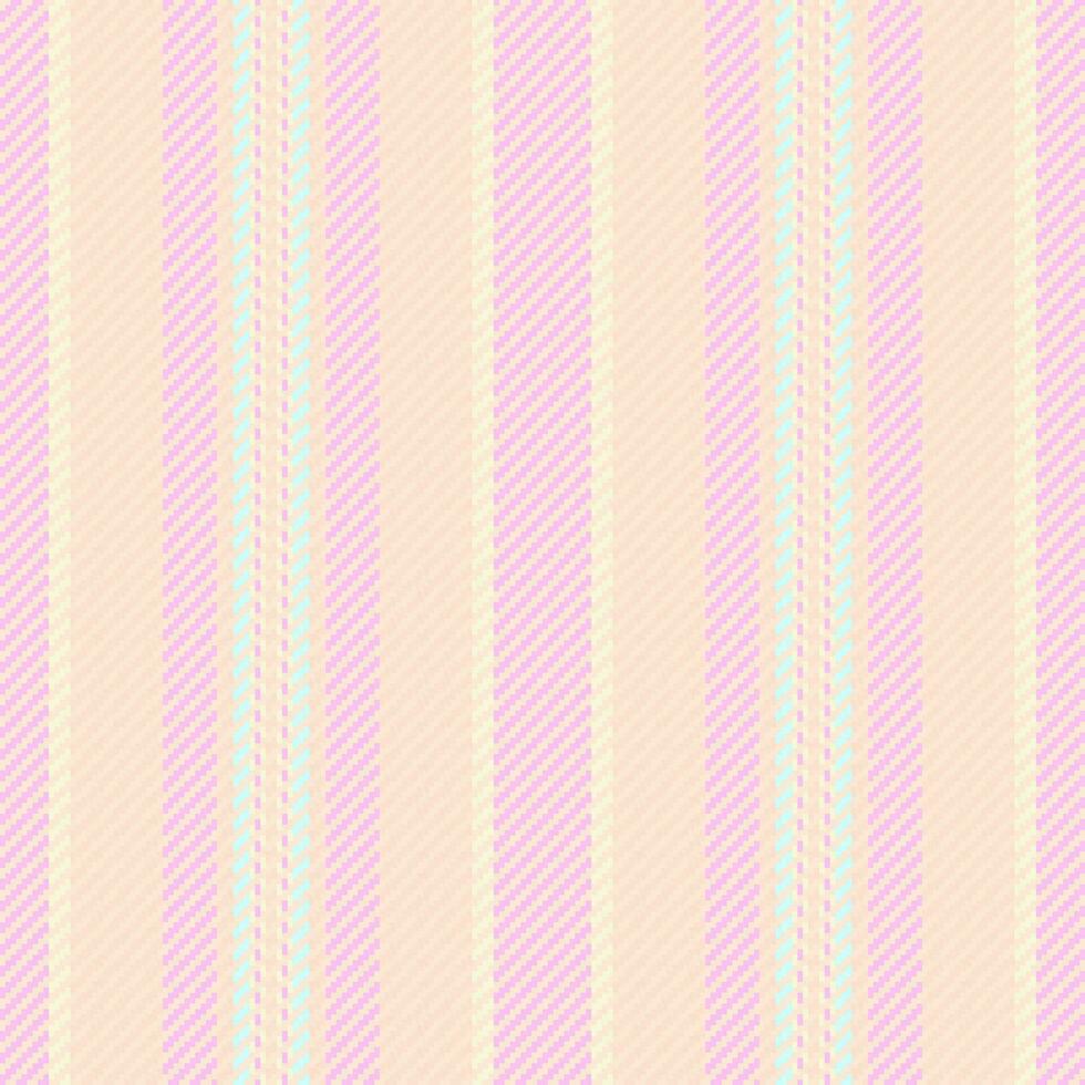 Vector pattern texture of vertical textile lines with a fabric background stripe seamless.