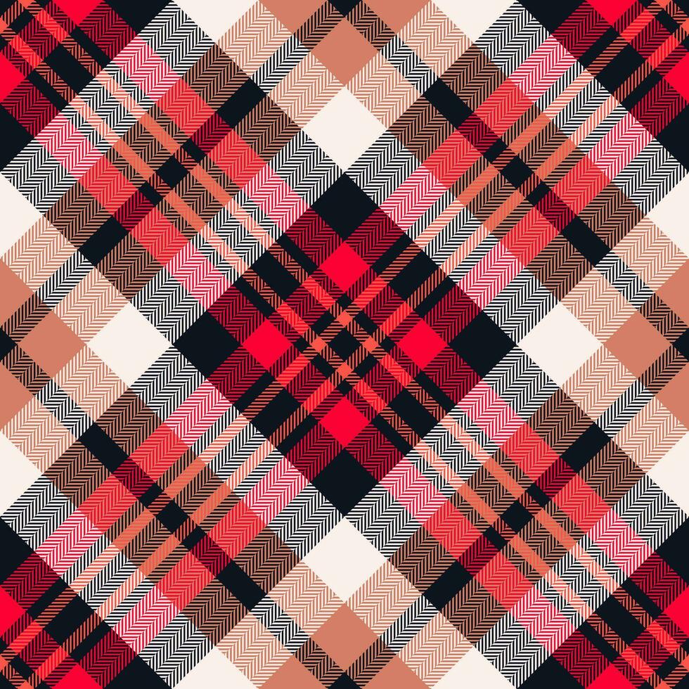 Plaid pattern vector. Check fabric texture. Seamless textile design for clothes, paper print. vector