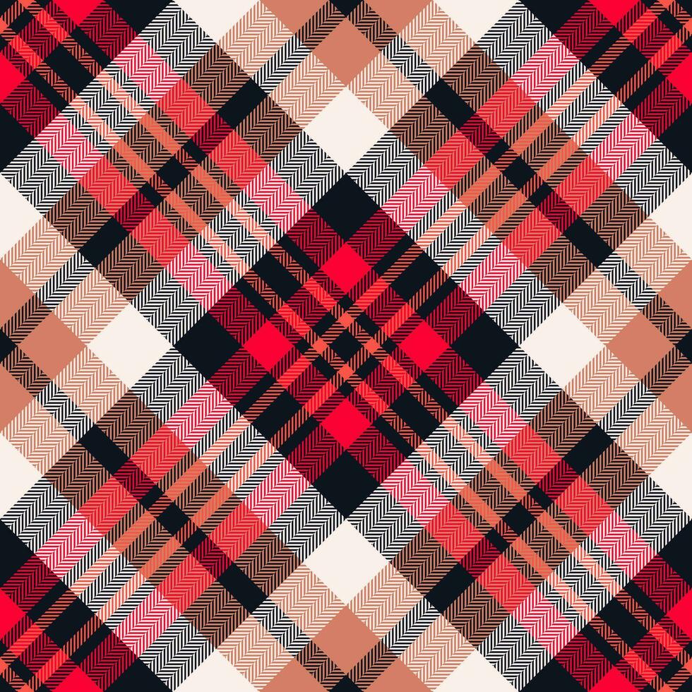 Plaid pattern vector. Check fabric texture. Seamless textile design for clothes, paper print. vector