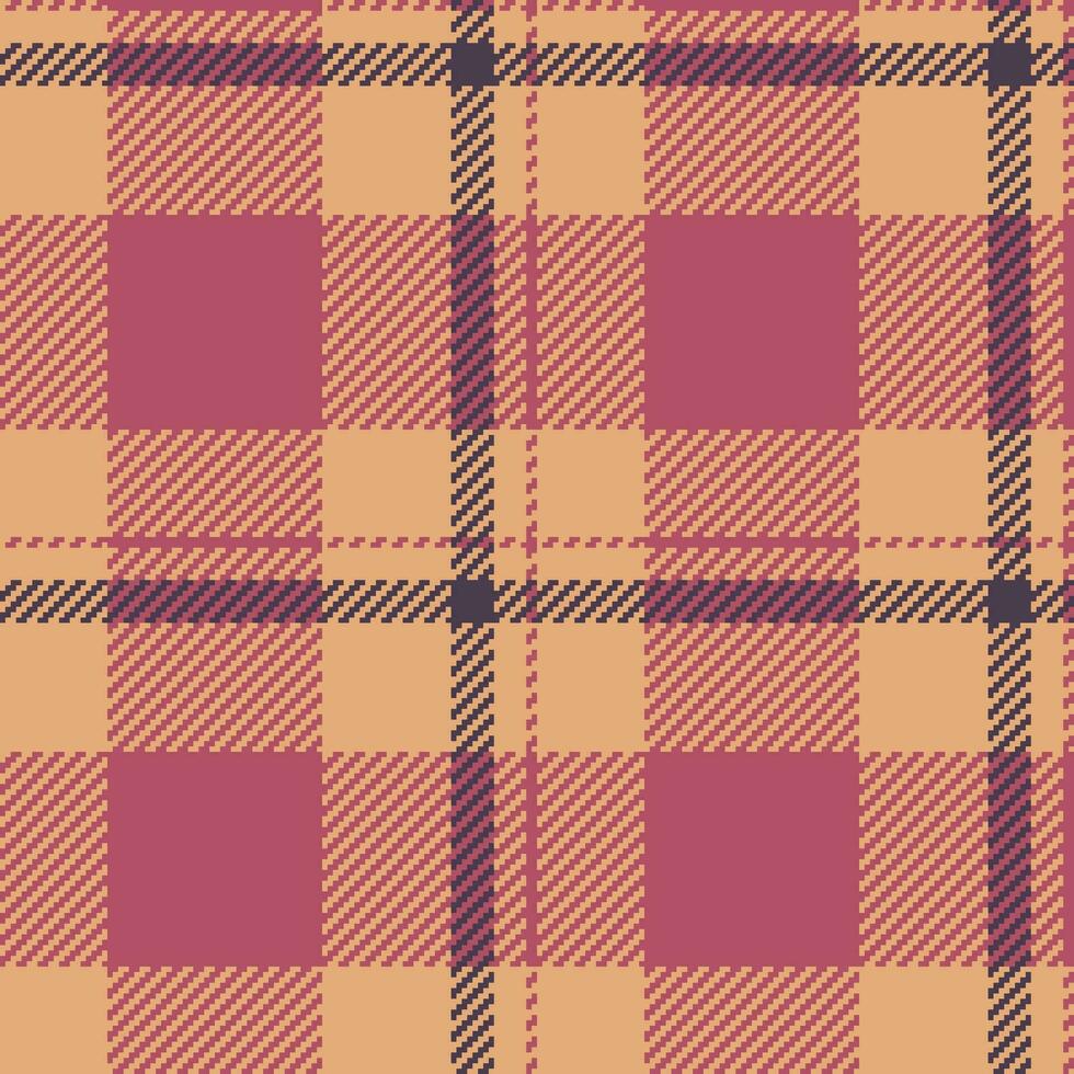 Seamless tartan background of check fabric texture with a pattern textile plaid vector. vector