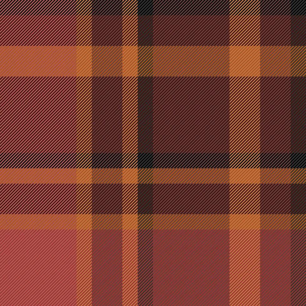 Seamless plaid textile of background vector fabric with a tartan check texture pattern.