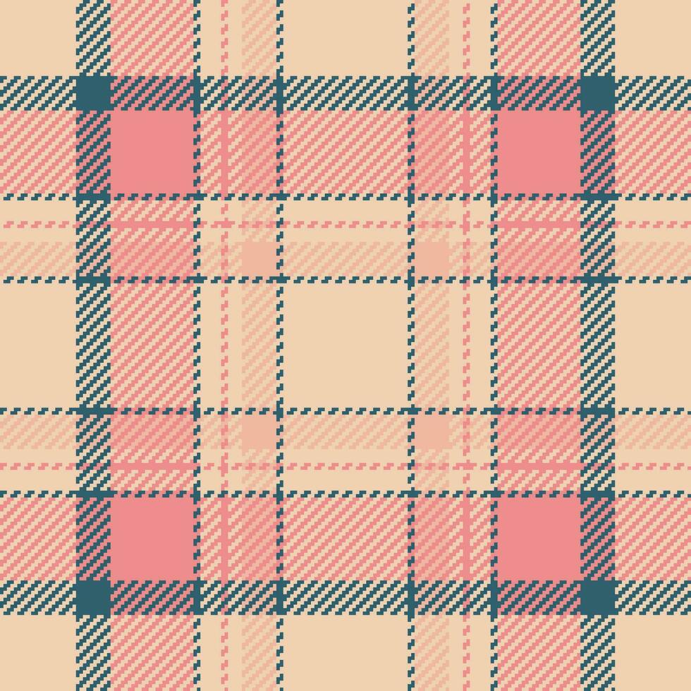 Pattern background plaid of seamless tartan textile with a vector check fabric texture.