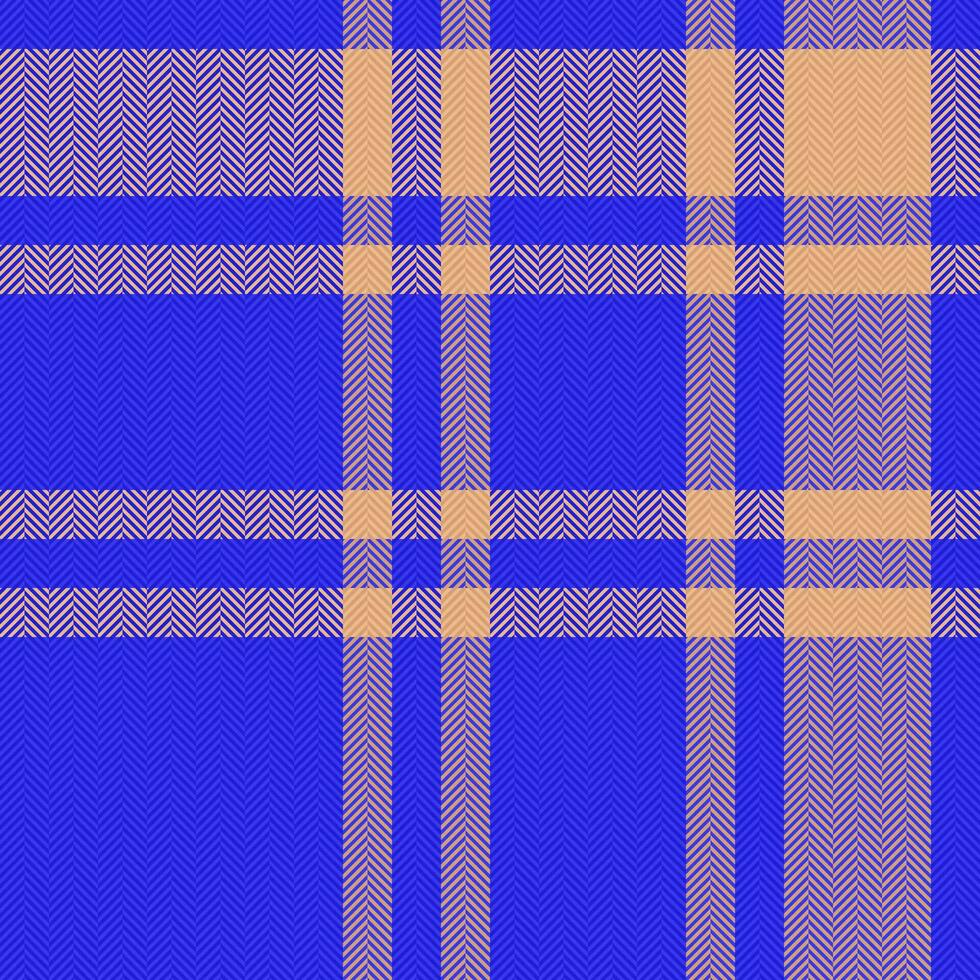 Check textile fabric of vector plaid pattern with a seamless background tartan texture.